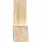 Ekena Millwork Portland Rough Sawn Timber Gable Bracket, Douglas Fir, 48"W x 12"H x 4"D x 4"F, 6/12 Pitch GBW048X12X0404POR00RDF - alternate 3